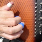 Strumming an autoharp