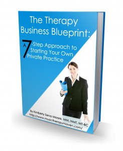 Check out the Therapy Business Blueprint cover